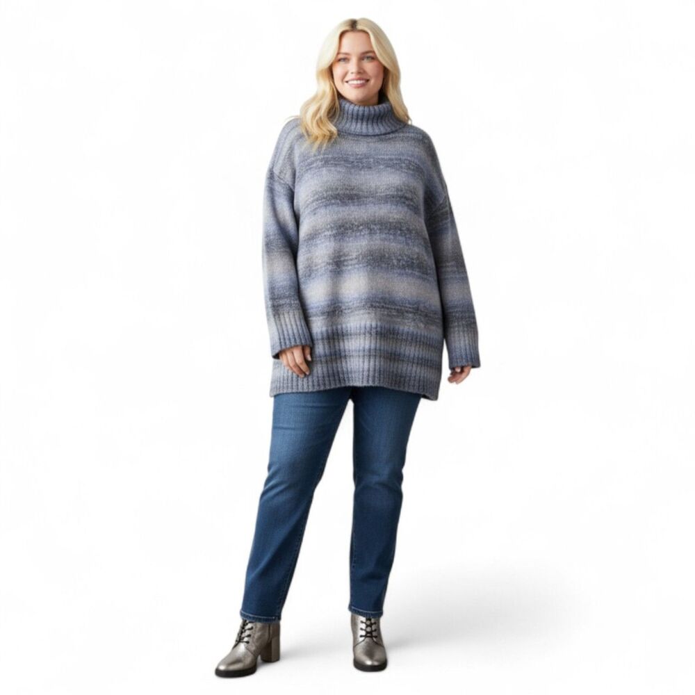 Style & Co Plus Size Turtleneck Tunic Sweater, NEW! Size 3X